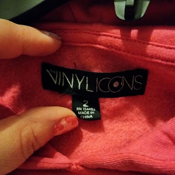 2X 18W 20W Torrid Pink Paul Frank Fleece Hoodie 2000s Monkey Pop Culture Plussiz - Picture 6 of 8